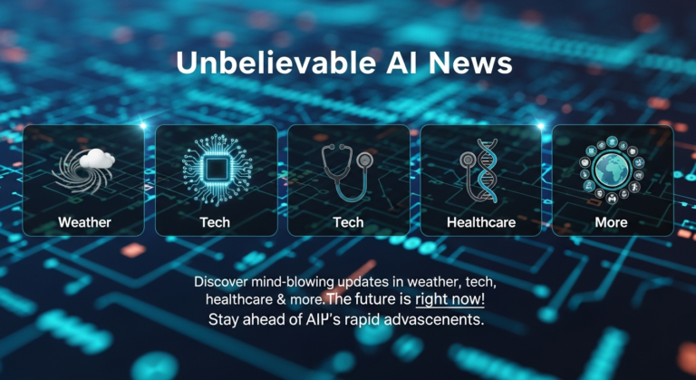 Unbelievable AI News: The Future is Here, Right Now!